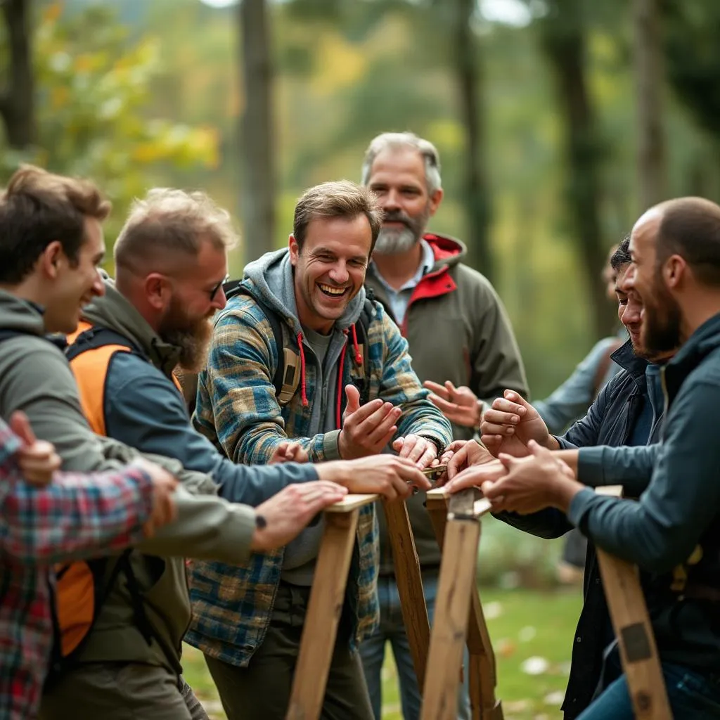 Ejercicio de team building